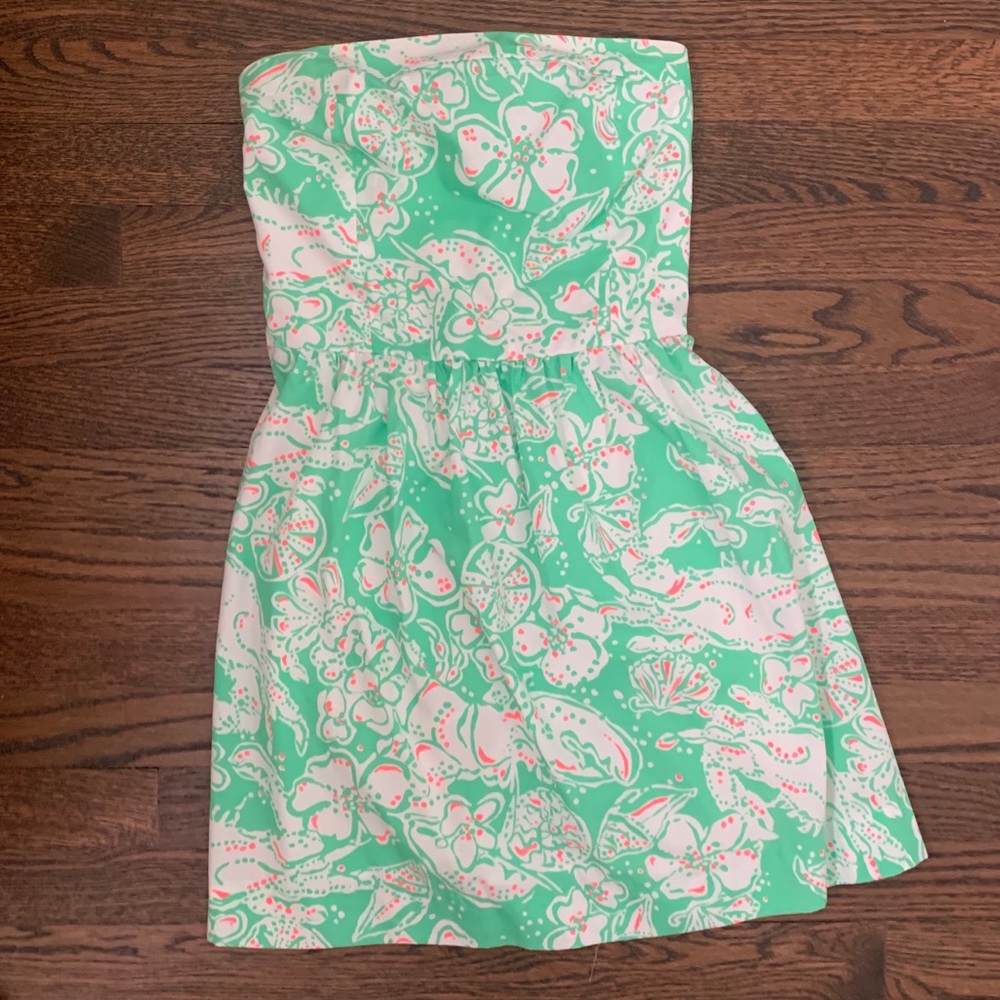 Lilly strapless dress